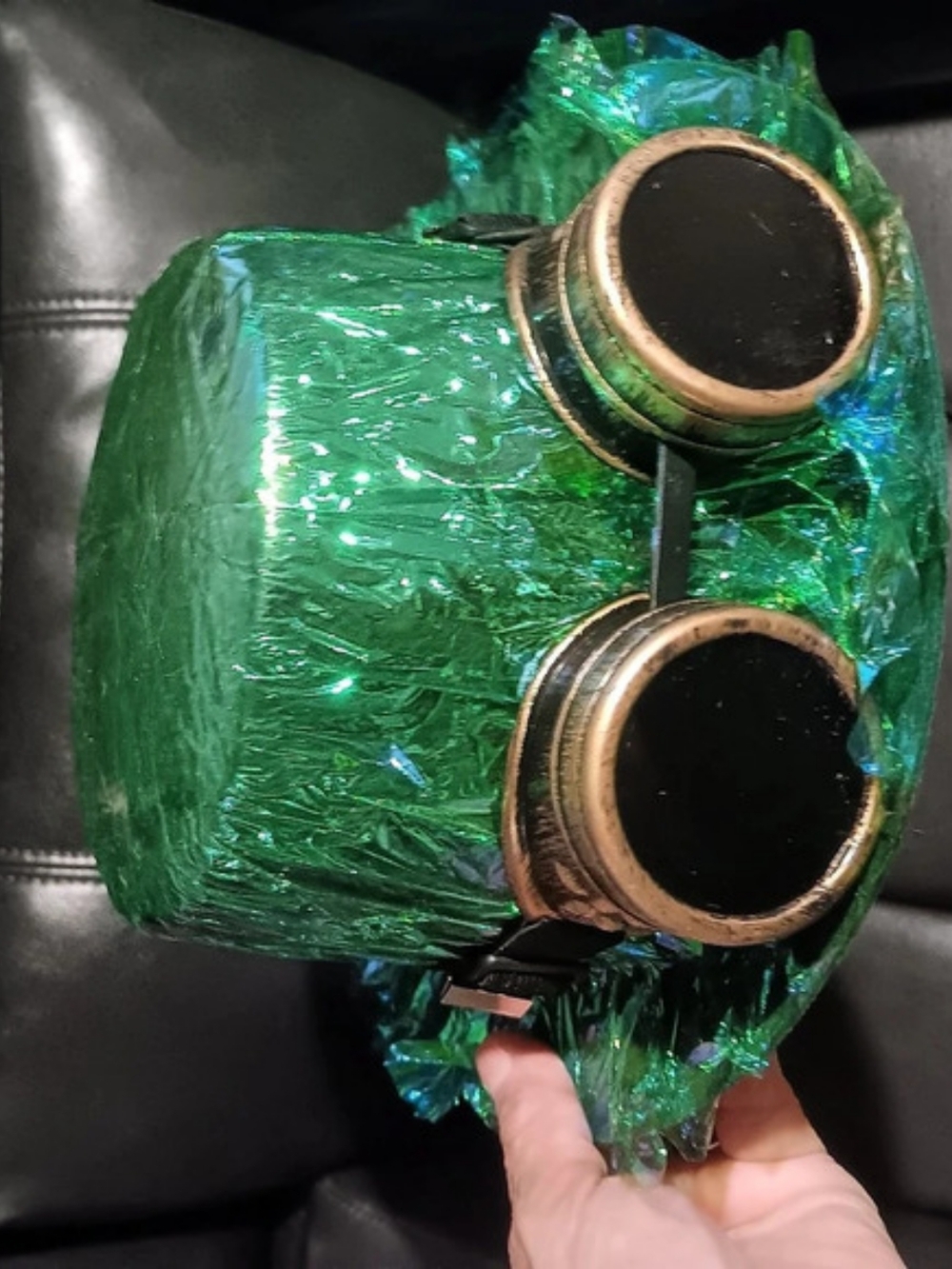 Green & Blue Seasonal Costume Goggles